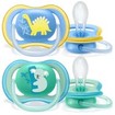 Avent Ultra Air SCF349/11 Ορθοδοντική Πιπίλα Σιλικόνης με Κρίκο για Αγόρια από 18 Μηνών 2 Τεμάχια Avent Ultra Air SCF349/11 Ορθοδοντική Πιπίλα Σιλικόνης με Κρίκο για Αγόρια από 18 Μηνών 2 Τεμάχια