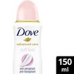 Dove Πακέτο Προσφοράς Advance Soft Feel Peony & Amber Scent 72h Anti-Perspirant Spray 2x150ml (1+1 Δώρο)