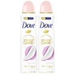 Dove Πακέτο Προσφοράς Advance Soft Feel Peony & Amber Scent 72h Anti-Perspirant Spray 2x150ml (1+1 Δώρο)