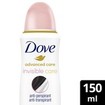 Dove Πακέτο Προσφοράς Advanced Care Invisible Care 72h Anti-Perspirant Spray 2x150ml (1+1 Δώρο)