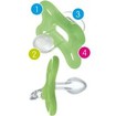 Mam Comfort Silicone Soother 3-12m 2 Τεμάχια, Κωδ 127SG - Ροζ / Κρεμ