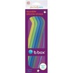 b.box Reusable Silicone Straws & Cleaner 5 Τεμάχια & Βούρτσα Καθαρισμού Pool Party