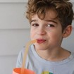 b.box Reusable Silicone Straws & Cleaner 5 Τεμάχια & Βούρτσα Καθαρισμού Pool Party