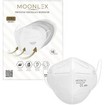 Moonlex Protective Face Mask Λευκό 10 Τεμάχια