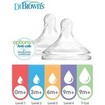 Dr. Brown\'s Natural Flow Options+ Level 2 Silicone Teat 3m+, 2 Τεμάχια, Κωδ WN2201-ELX