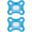 Mam Comfort Silicone Soother 0-2m 2 Τεμάχια, Κωδ 126S - Γαλάζιο