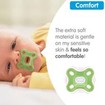 Mam Comfort Silicone Soother 0-2m 2 Τεμάχια, Κωδ 126S - Ροζ / Μωβ