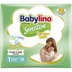 Babylino Sensitive Cotton Soft Newborn Νο1 (2-5kg) Βρεφικές Πάνες 26 Τεμάχια