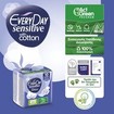 Σετ Every Day Sensitive with Cotton Maxi Night Ultra Plus Giga Pack 60 Τεμάχια (2x30 Τεμάχια)