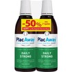 Plac Away Promo Mouthwash Daily Strong 2x500ml & Δείγμα Eco Twin-Line Flosser 1 Τεμάχιο