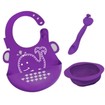 Marcus & Marcus Baby Feeding Set Whale Σετ Φαγητού Φάλαινα, με Σαλιάρα, Μπολ & Κουτάλι σε Μωβ Χρώμα Marcus & Marcus Baby Feeding Set Whale Σετ Φαγητού Φάλαινα, με Σαλιάρα, Μπολ & Κουτάλι σε Μωβ Χρώμα