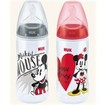 Nuk First Choice Plus Mickey Πλαστικό Μπιμπερό με Θηλή Σιλικόνης Μεγέθους 2 (6-18Μηνών) Medium 300ml