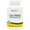 Natures Plus Calcium 500mg & Magnesium 250mg, Συμπλήρωμα Διατροφής για την Καλή Υγεία των Οστών & των Δοντιών 90tas