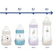 Mam Easy Start Anti-Colic Plastic Bottle 0m+, 130ml, Κωδ 353SU1c - Κρεμ