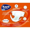 Sani Sensitive Extra Protection Day & Night Ειδικό Εσώρουχο μιας Χρήσης Σχεδιασμένο για Ακράτεια 15 Τεμάχια - No2 Medium 70-100cm