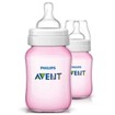 Avent Classic+ Limited Edition Πλαστικό Μπιμπερό με Πιπίλα Σιλικόνης 1m+ 260ml Χωρίς Bpa 2τμχ SCF565/27 Avent Classic+ Limited Edition Πλαστικό Μπιμπερό με Πιπίλα Σιλικόνης 1m+ 260ml Χωρίς Bpa 2τμχ SCF565/27