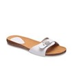 Scholl Shoes Bahamais White Γυναικεία Ανατομικά Παπούτσια Χαρίζουν Σωστή Στάση & Φυσικό Χωρίς Πόνο Βάδισμα 1 Ζευγάρι