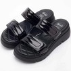 Scholl Shoes Bali 2 Straps F305141004 Black 1 Ζευγάρι