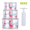 Berz Baby Vacuum Storage Μπολ Αποθήκευσης σε Κενό Αέρος με Τρόμπα σε Διάφορα Χρώματα