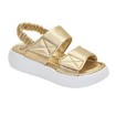 Scholl Shoes Boca 2 Straps Platinum MF300111075, 1 Ζευγάρι
