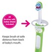 Mam Learn to Brush Set Βρεφικές Οδοντόβουρτσες Πράσινο Κωδ 608 από 5+ Μηνών 2 Τεμάχια