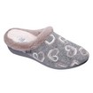 Scholl Shoes Creamy Grey Multi Γυναικείες Ανατομικές Παντόφλες σε Γκρι Χρώμα με Σχέδια 1 Ζευγάρι