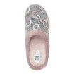 Scholl Shoes Creamy Grey Multi Γυναικείες Ανατομικές Παντόφλες σε Γκρι Χρώμα με Σχέδια 1 Ζευγάρι