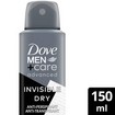 Dove Πακέτο Προσφοράς Men+ Care Advanced Invisible Dry 72h Anti-Perspirant Spray 2x150ml (1+1 Δώρο)