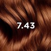 Phyto Permanent Hair Color Kit 1 Τεμάχιο - 7.43 Ξανθό Χρυσοχάλκινο