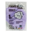 Famex Mask Μάσκα Προστασίας μιας Χρήσης FFP2 NR KN95 σε Λιλά Χρώμα 1 Τεμάχιο