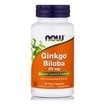 Now Foods Ginkgo Biloba 60mg Συμπλήρωμα Διατροφής για Καλή Λειτουργία του Εγκεφάλου & Ενίσχυση Μνήμης 60 VegCaps