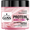 Schwarzkopf Gliss Power Treatment Protein With Babassu Nut Oil Μάσκα Λάμψης για Βαμμένα και Ταλαιπωρημένα Μαλλιά 400ml