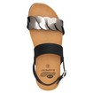 Scholl Shoes Jada Sandal F274311140 Black/Pewter 1 Ζευγάρι