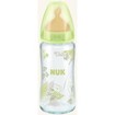 Nuk First Choice Plus Γυάλινο Μπιμπερό με Θηλή Καουτσούκ Μεγέθους 1 (0-6 Μηνών) Medium 240ml Nuk First Choice Plus Γυάλινο Μπιμπερό με Θηλή Καουτσούκ Μεγέθους 1 (0-6 Μηνών) Medium 240ml