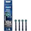 Oral-B Pro Cross Action Electric Toothbrush Head Replacement Black 4 Τεμάχια