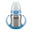 Nuk First Choice Ανοξείδωτο Μπιμπερό Εκπαίδευσης Μεγέθους 2 (6-18 Μηνών) 125ml Nuk First Choice Ανοξείδωτο Μπιμπερό Εκπαίδευσης Μεγέθους 2 (6-18 Μηνών) 125ml