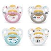 Nuk Classic Happy Kids Πιπίλα Καουτσούκ 1 Τεμάχιο Nuk Classic Happy Kids Πιπίλα Καουτσούκ 1 Τεμάχιο