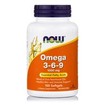 Now Foods Omega 3-6-9 1000mg Συμπλήρωμα Διατροφής, Συνδυασμός Ωμέγα 3-6-9 Λιπαρών Οξέων 100 Softgels