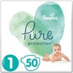 Pampers Pure Protection No1 (2-5kg) 50 πάνες Pampers Pure Protection No1 (2-5kg) 50 πάνες