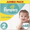 Pampers New Baby Premium Protection Jumbo Pack No2 Mini (3-6kg), 68 πάνες Pampers New Baby Premium Protection Jumbo Pack No2 Mini (3-6kg), 68 πάνες