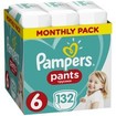 Pampers Pants Monthly Pack No6 (15+kg) 132 πάνες Pampers Pants Monthly Pack No6 (15+kg) 132 πάνες