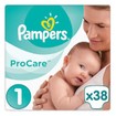 Pampers ProCare Premium Protection No1 (2-5kg) 38 πάνες Pampers ProCare Premium Protection No1 (2-5kg) 38 πάνες