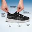 Scholl Shoes Saturn F291281004 Black Ανατομικά Παπούτσια, Χαρίζουν Σωστή Στάση & Φυσικό, Χωρίς Πόνο Βάδισμα 1 Ζευγάρι