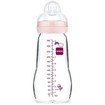Mam Feel Good Κωδ 377S Premium Glass Bottle 2m+, 260ml - Ροζ