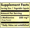 Solgar L-Methionine 500mg 30 veg.caps Solgar L-Methionine 500mg 30 veg.caps