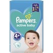 Pampers Active Baby Νο4+ (10-15 kg) 16 πάνες Pampers Active Baby Νο4+ (10-15 kg) 16 πάνες