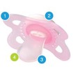 Mam I Love Mummy & Daddy Silicone Soother 6-16m Μπλε - Γαλάζιο 3, 2 Τεμάχια, Κωδ 170S