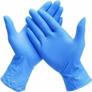AlfaShield Blue Nitrile Examination Gloves 100 броя