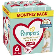 Pampers Premium Care Pants Monthly Pack No6 (15+kg) 93 пелени