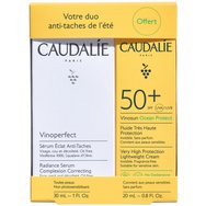 Caudalie PROMO PACK Vinoperfect Radiance Serum Complexion Correcting 30ml & Δώρο Vinosun Ocean Protect Lightweight Face Cream Spf50+, 20ml